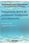 Papel TRATAMIENTO BREVE DE ACTIVACION CONDUCTUAL PARA DEPRESION