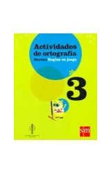 Papel ACTIVIDADES DE ORTOGRAFIA 3 S M NUEVAS REGLAS EN JUEGO  (NOVEDAD 2013)