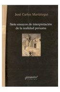 Papel SIETE ENSAYOS DE INTERPRETACION DE LA REALIDAD PERUANA
