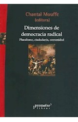 Papel DIMENSIONES DE DEMOCRACIA RADICAL PLURALISMO CIUDADANIA  COMUNIDAD