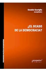 Papel OCASO DE LA DEMOCRACIA (PENSAMIENTO POLITICO CONTEMPORA  NEO)