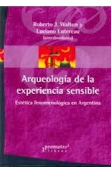 Papel ARQUEOLOGIA DE LA EXPERIENCIA SENSIBLE ESTETICA FENOMENOLOGICA ARGENTINA (RUSTICA)