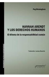 Papel HANNAH ARENDT Y LOS DERECHOS HUMANOS (COLECCION PENSAMIENTO POLITICO CONTEMPORANEO)