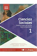 Papel CIENCIAS SOCIALES 1 TINTA FRESCA (DESDE EL ORIGEN DEL HOMBRE HASTA LA EDAD MEDIA) (NUEVAS MIRADAS)
