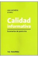 Papel CALIDAD INFORMATIVA ESCENARIOS DE POSTCRISIS (SERIE FUT  URIBLES)