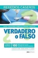 Papel VERDADERO O FALSO REMEDIOS CASEROS