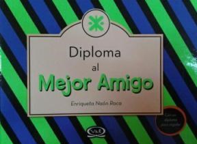 Papel DIPLOMA AL MEJOR AMIGO (CARTONE)