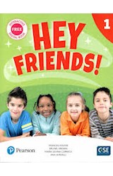 Papel HEY FRIENDS 1 PUPIL'S BOOK + WORKBOOK PEARSON (WITH INTERACTIVE FREE DIGITAL BOOK) (NOVEDAD 2019)
