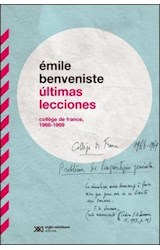 Papel ULTIMAS LECCIONES COLLEGE DE FRANCE [1968-1969] (BIBLIOTECA CLASICA DE SIGLO XXI)