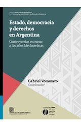 Papel ESTADO DEMOCRACIA Y DERECHOS EN ARGENTINA (COLECCION POLITICA POLITICAS Y SOCIEDAD)