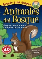 Papel ANIMALES DEL BOSQUE JUEGOS PASATIEMPOS Y DIBUJOS PARA C