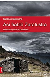 Papel ASI HABLO ZARATUSTRA [INTRODUCCION Y NOTAS DE LUIS BENITEZ]