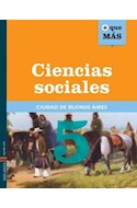 Papel CIENCIAS SOCIALES 5 EDELVIVES + QUE MAS CIUDAD DE BUENOS AIRES (NOVEDAD 2014)