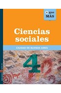 Papel CIENCIAS SOCIALES 4 EDELVIVES + QUE MAS CIUDAD DE BUENOS AIRES (NOVEDAD 2014)