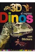 Papel DINOS EL REGRESO 3D (CON STICKERS) (INCLUYE LENTES)