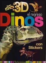 Papel DINOS EL REGRESO 3D (CON STICKERS) (INCLUYE LENTES)