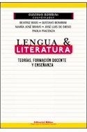 Papel LENGUA Y LITERATURA TEORIAS FORMACION DOCENTE Y ENSEÑANZA (CLAVES PARA LA FORMACION DOCENTE)