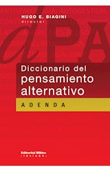 Papel DICCIONARIO DEL PENSAMIENTO ALTERNATIVO ADENDA (COLECCION LEXICON)