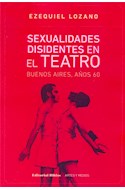 Papel SEXUALIDADES DISIDENTES EN EL TEATRO BUENOS AIRES AÑOS 60 (ARTES Y MEDIOS)