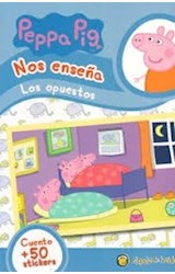 Papel PEPPA PIG NOS ENSEÑA LOS OPUESTOS [CUENTO Y MAS DE 50 STICKERS] (MIS PERSONAJES FAVORITOS)