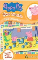 Papel PEPPA PIG NOS ENSEÑA LOS JUGUETES [CUENTO Y MAS DE 50 STICKERS] (MIS PERSONAJES FAVORITOS)