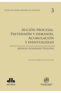 Papel TEORIA GENERAL DEL PROCESO 3 ACCION PROCESAL PRETENSION Y DEMANDA ACUMULACION Y EVENTUALIDAD