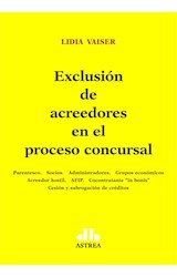 Papel EXCLUSION DE ACREEDORES EN EL PROCESO CONCURSAL