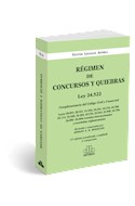Papel REGIMEN DE CONCURSOS Y QUIEBRAS LEY 24522 (17 EDICION ACTUALIZADA Y AMPLIADA) (RUSTICA)
