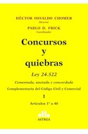 Papel CONCURSOS Y QUIEBRAS LEY 24522 (3 TOMOS) (EDICION COMENTADA AMPLIADA Y CONCORDADA) (CARTONE)