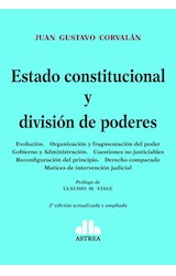 Papel ESTADO CONSTITUCIONAL Y DIVISION DE PODERES (2 EDICION ACTUALIZADA Y AMPLIADA)