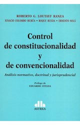 Papel CONTROL DE CONSTITUCIONALIDAD Y DE CONVENCIONALIDAD ANALISIS NORMATIVO DOCTRINAL Y JURISPRUDENCIAL