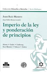 Papel IMPERIO DE LA LEY Y PONDERACION DE PRINCIPIOS (COLECCION FILOSOFIA Y DERECHO) (DIALOGOS)