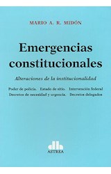 Papel EMERGENCIAS CONSTITUCIONALES ALTERACIONES DE LA INSTITUCIONALIDAD