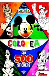Papel COLOREA CON 500 STICKERS (LA CASA DE MICKEY MOUSE) (RUSTICO)