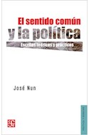 Papel SENTIDO COMUN Y LA POLITICA ESCRITOS TEORICOS Y PRACTICOS (COLECCION POLITICA Y DERECHO)