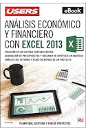 Papel ANALISIS ECONOMICO Y FINANCIERO CON EXCEL 2013 [INCLUYE VERSION DIGITAL GRATIS] (RUSTICA)