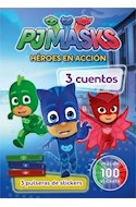 Papel PJMASKS HEROES EN ACCION [3 CUENTOS+100 STICKERS+3 PULSERAS DE STICKERS] (COLEC. HEROES DE LA NOCHE)