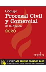 Papel CODIGO PROCESAL CIVIL Y COMERCIAL DE LA NACION 2020 [INCLUYE APP ERREIUS CODIGOS 2020]