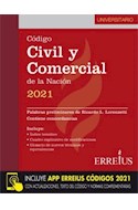 Papel CODIGO CIVIL Y COMERCIAL DE LA NACION 2021 [INCLUYE APP ERREIUS CODIGOS 2021] (BOLSILLO)