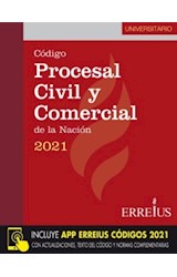 Papel CODIGO PROCESAL CIVIL Y COMERCIAL DE LA NACION 2021 [INCLUYE APP ERREIUS CODIGOS 2021] (BOLSILLO)
