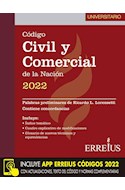 Papel CODIGO CIVIL Y COMERCIAL DE LA NACION 2022 [INCLUYE APP ERREIUS CODIGOS 2022] (BOLSILLO)