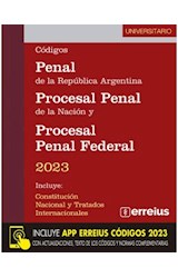 Papel CODIGO PENAL PROCESAL PENAL DE LA REPUBLICA ARGENTINA 2023 [CON CONSTITUCION NACIONAL Y TRATADOS]