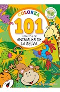 Papel COLOREA 101 DIBUJOS DE ANIMALES DE LA SELVA