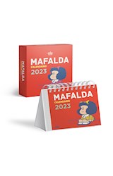 Papel CALENDARIO 2023 MAFALDA [ESCRITORIO] [TAPA ROJA] (ANILLADO) (CON CAJA) (CARTONE)