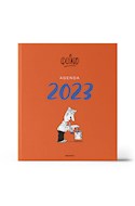 Papel AGENDA 2023 QUINO [TAPA NARANJA] [DOS PAGINAS POR SEMANA] (CARTONE)