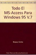 Papel TODO EL MS ACCESS PARA WINDOWS 95 VERSION 7.0 EN UN SOL