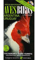 Papel AVES DE ARGENTINA Y URUGUAY GUIA DE IDENTIFICACION (BILINGUE) (INCLUYE DVD)