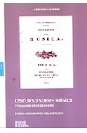 Papel DISCURSO SOBRE MUSICA (COLECCION LA BIBLIOTECA DE MUSICA)