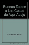 Papel BUENAS TARDES A LAS COSAS DE AQUI ABAJO (LITERATUAR MONDADORI)