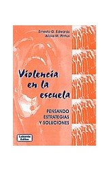 Papel VIOLENCIA EN LA ESCUELA PENSANDO ESTRATEGIAS Y SOLUCION